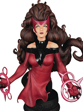 Marvel Comic Scarlet Witch 1/7 Scale Limited Edition Mini Bust Gallery Image 2