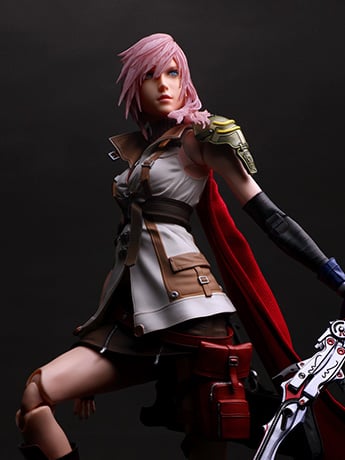 Final Fantasy XIII Play Arts Shin Lightning Action Figure