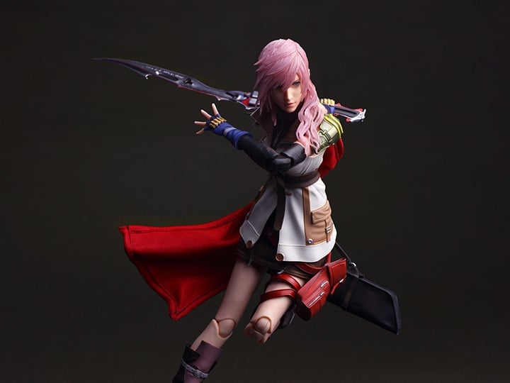 プレミアリーグプレイヤーズフィギュア13体 Final Fantasy XIII Play Arts Shin Lightning Action Figure