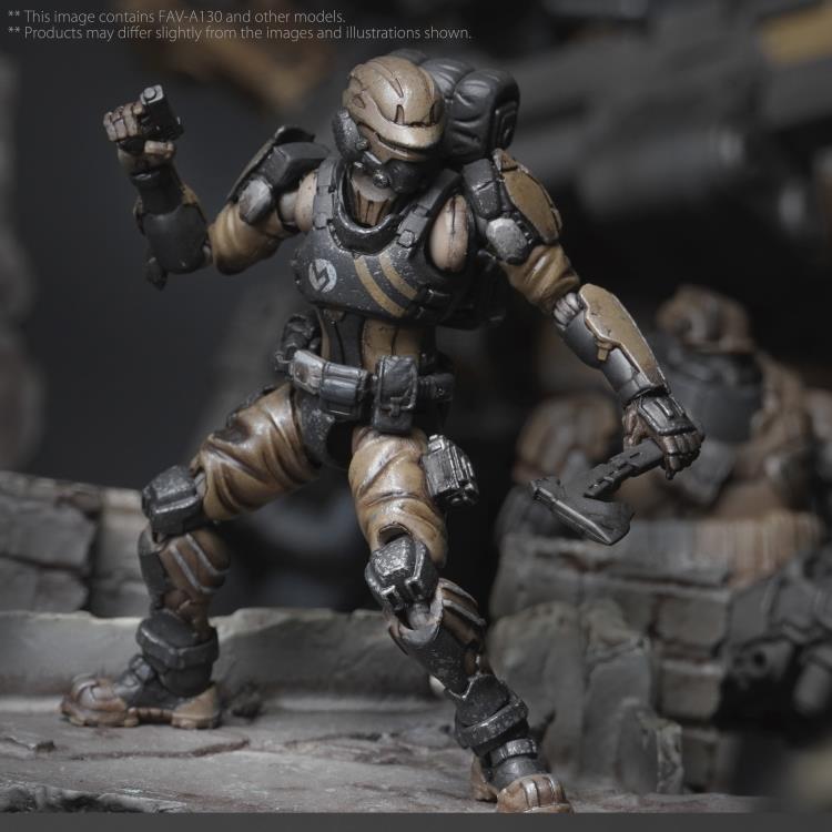 アシッドレイン　ACID RAIN バイパーシャープシューター+外骨格アーマー TOYS ALLIANCE LIMITED アシッドレイン 1/18スケール FAV-A133 赤錆