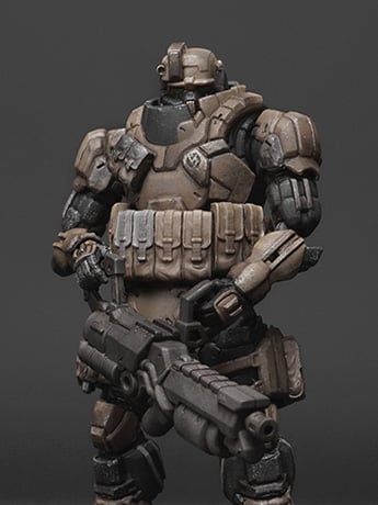 Acid Rain FAV-A131 Cinder Immortal 1/18 Scale Action Figure Gallery Image 2