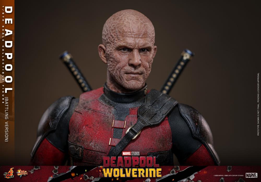 Deadpool & Wolverine MMS782 Deadpool (Battling Ver.) 1/6th Scale Collectible Figure Gallery Image 16