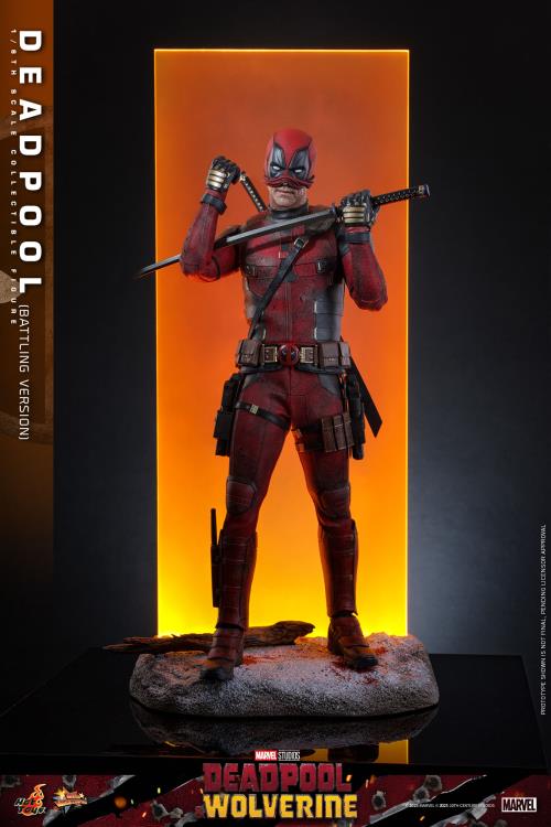 Deadpool & Wolverine MMS782 Deadpool (Battling Ver.) 1/6th Scale
