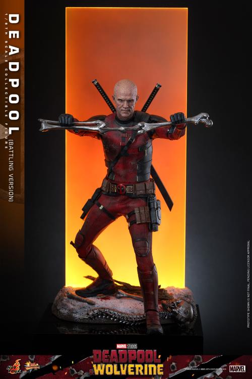 Deadpool & Wolverine MMS782 Deadpool (Battling Ver.) 1/6th Scale