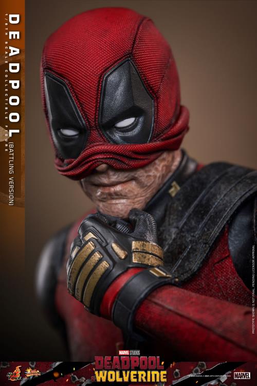 Deadpool & Wolverine MMS782 Deadpool (Battling Ver.) 1/6th Scale Collectible Figure Gallery Image 20