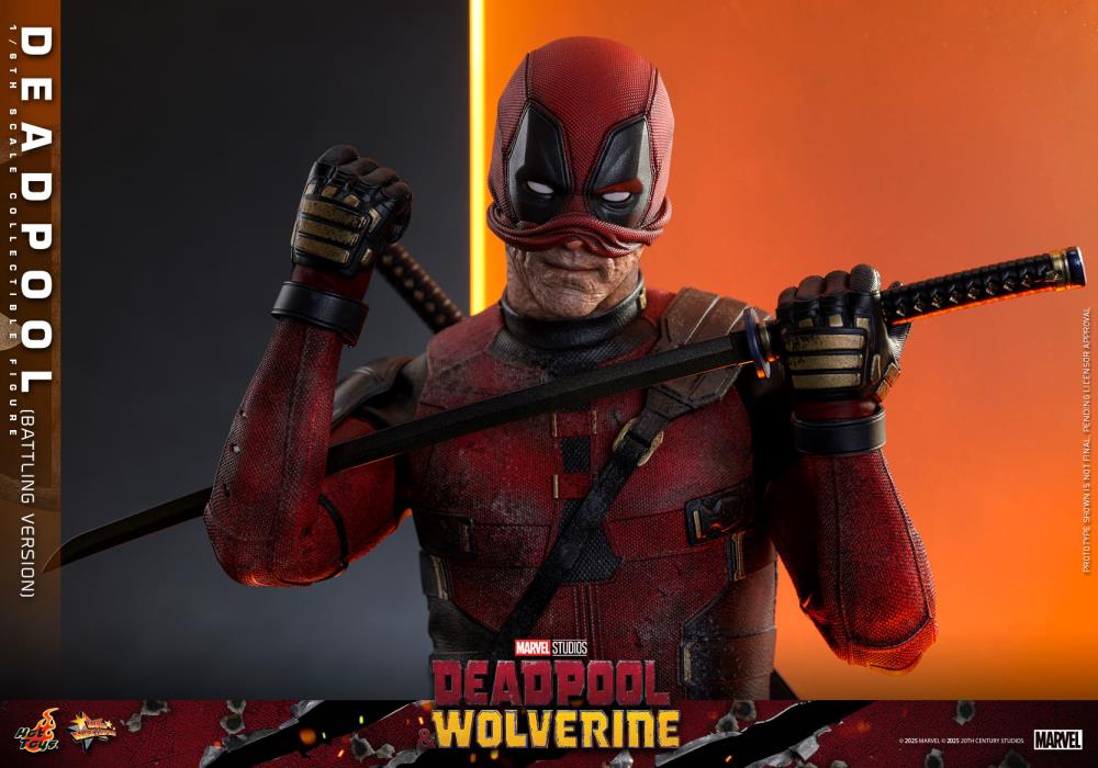 Hot Toys Movie Masterpiece 1/6 Marvel Deadpool Figure in Original Box