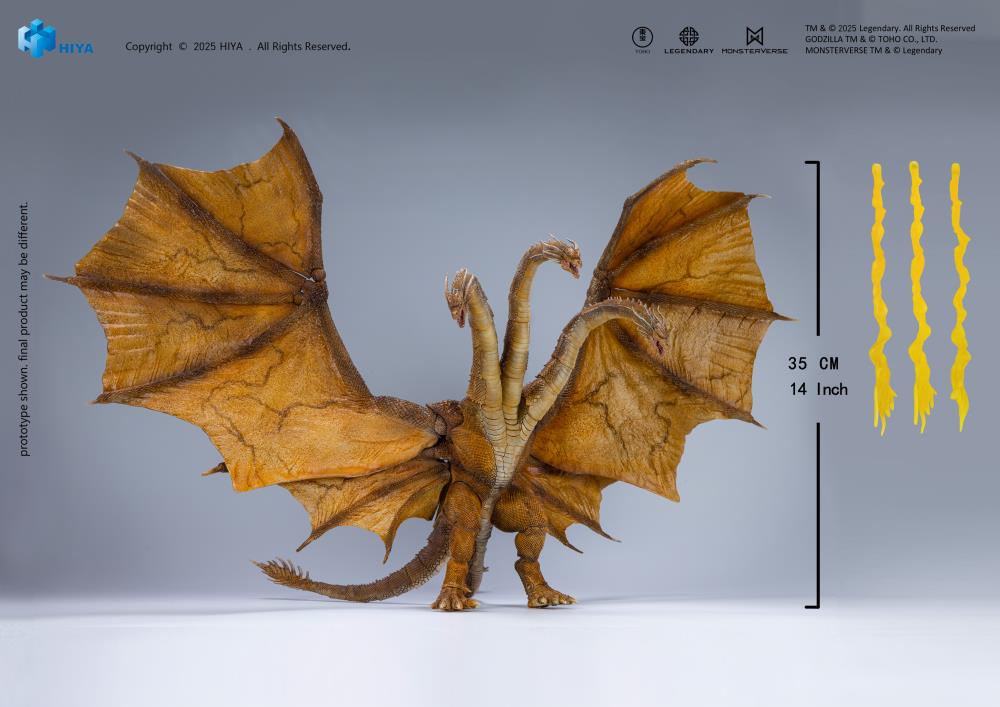 Godzilla: King of the Monsters King Ghidorah 2.0 PX Previews Exclusive Action Figure Gallery Image 17