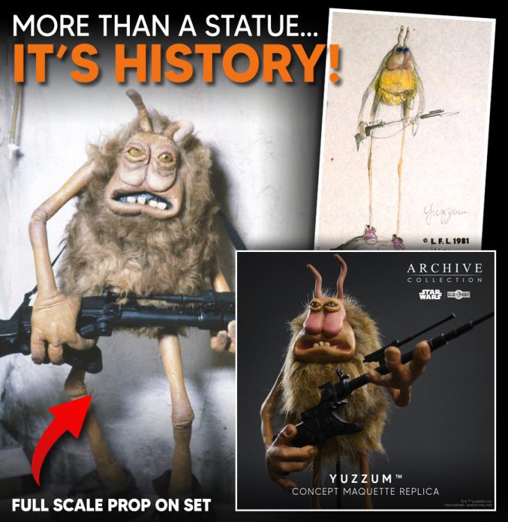 Star Wars: Return of the Jedi Archive Collection Yuzzum (Signature Edition) Limited Edition Concept Maquette Replica Gallery Image 8