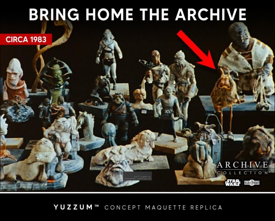 Star Wars: Return of the Jedi Archive Collection Yuzzum (Legacy Edition) Limited Edition Concept Maquette Replica Gallery Image 4