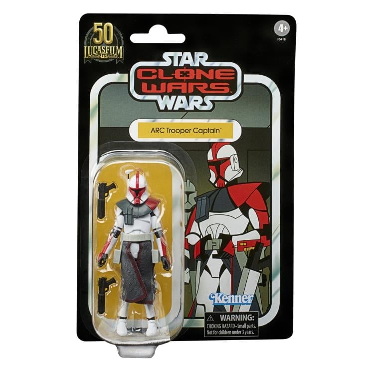 Star Wars: The Vintage Collection ARC Trooper Captain (Clone Wars) Action Figure Gallery Image 7