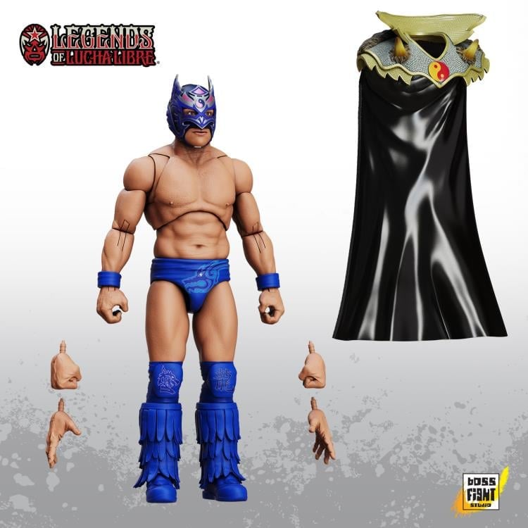 Legends of Lucha Libre Dragon Lee Premium Collector Action Figure Gallery Image 6