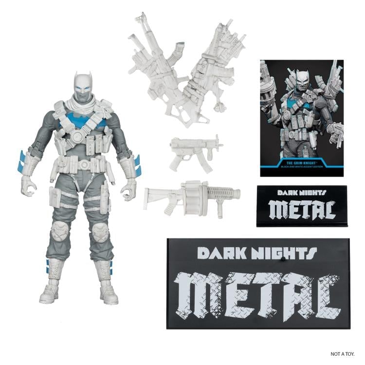 DC Multiverse The Grim Knight Action Figure - Black & White