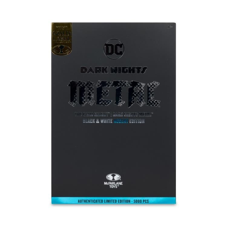 Dark Nights: Metal DC Multiverse The Grim Knight BBTS Exclusive Limited Black & White Accent Edition Figure Gallery Image 13