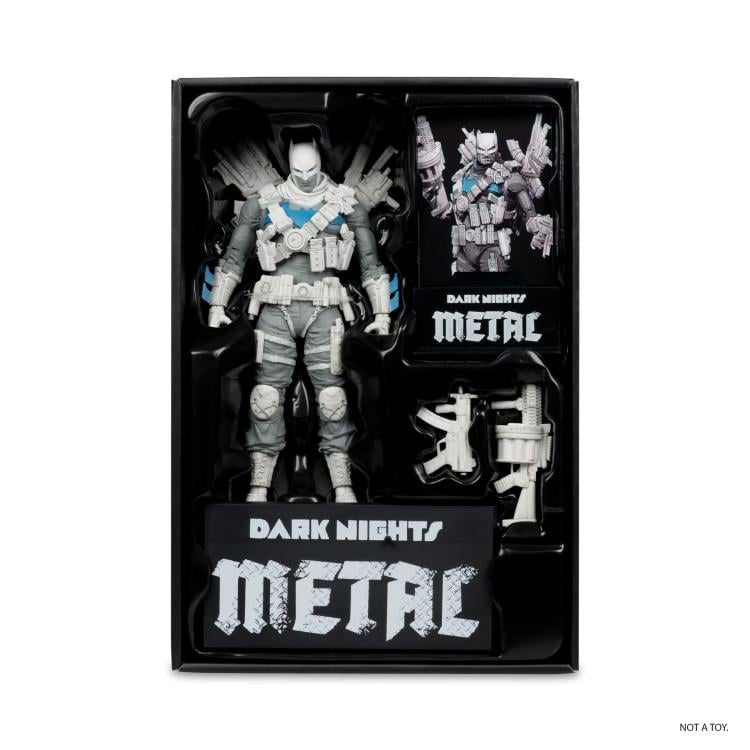 Dark Nights: Metal DC Multiverse The Grim Knight BBTS Exclusive Limited Black & White Accent Edition Figure Gallery Image 12