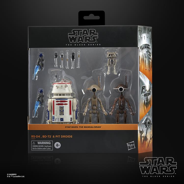 Star Wars: The Black Series R5-D4, BD-72 & Pit Droids Figure Set (The Mandalorian) Gallery Image 16