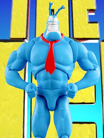The Tick Longbox Heroes Prestige The Tick 1/12 Scale Action Figure