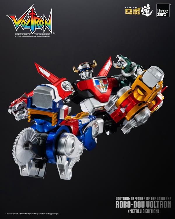 Voltron: Defender of the Universe ROBO-DOU Voltron (Metallic Ver.) Action Figure Gallery Image 15