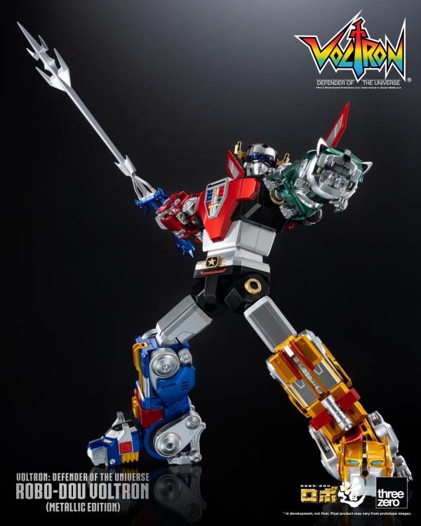 Voltron: Defender of the Universe ROBO-DOU Voltron (Metallic Ver.) Action Figure Gallery Image 7