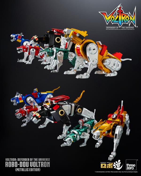 Voltron: Defender of the Universe ROBO-DOU Voltron (Metallic Ver.) Action Figure Gallery Image 32
