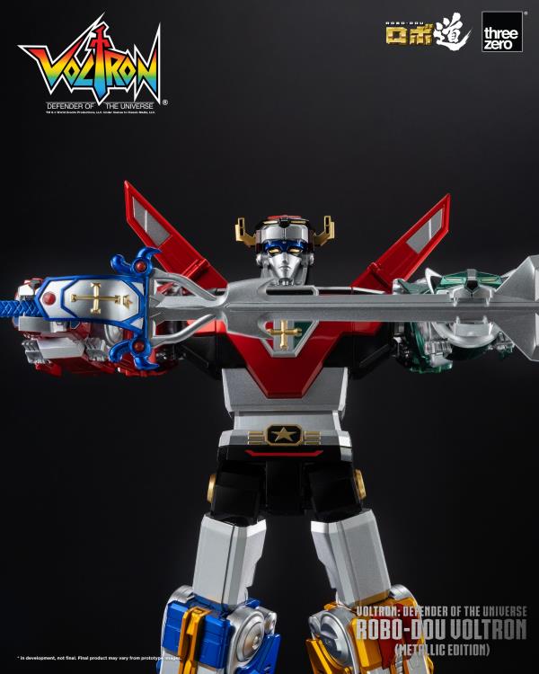 Voltron: Defender of the Universe ROBO-DOU Voltron (Metallic Ver.) Action Figure Gallery Image 8