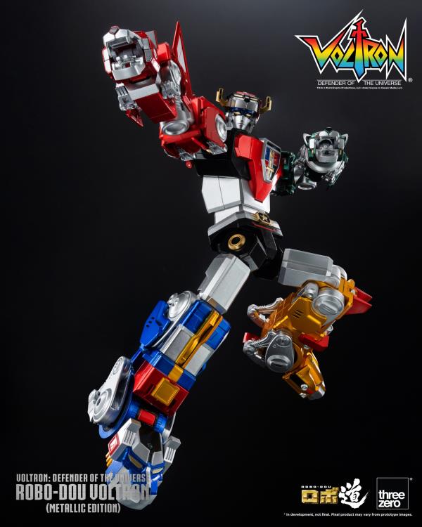 Voltron: Defender of the Universe ROBO-DOU Voltron (Metallic Ver.) Action Figure Gallery Image 16