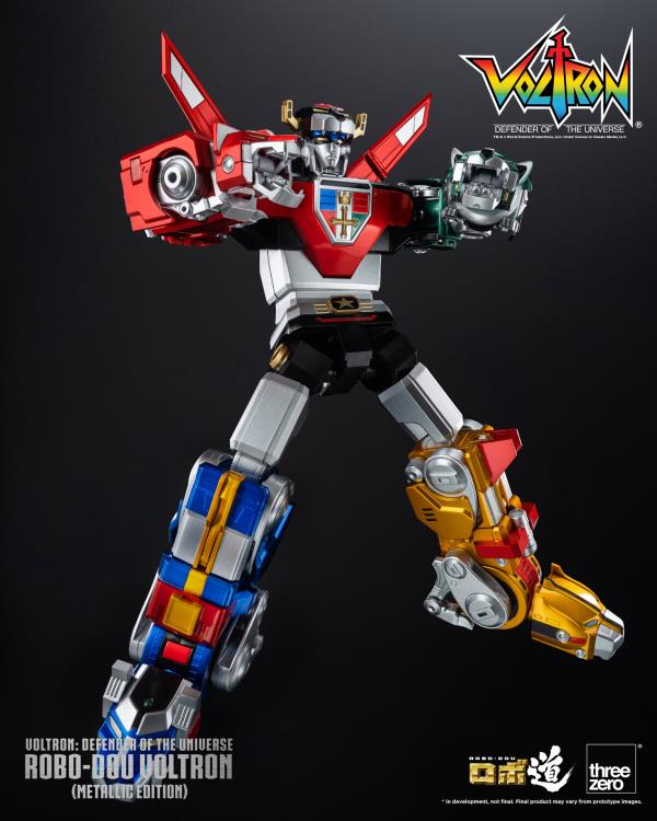Voltron: Defender of the Universe ROBO-DOU Voltron (Metallic Ver.) Action Figure Gallery Image 14