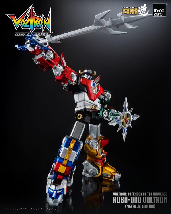 Voltron: Defender of the Universe ROBO-DOU Voltron (Metallic Ver.) Action Figure Gallery Image 11