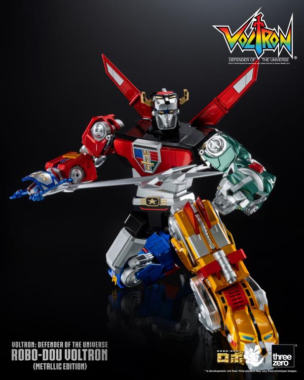Voltron: Defender of the Universe ROBO-DOU Voltron (Metallic Ver.) Action Figure Gallery Image 9