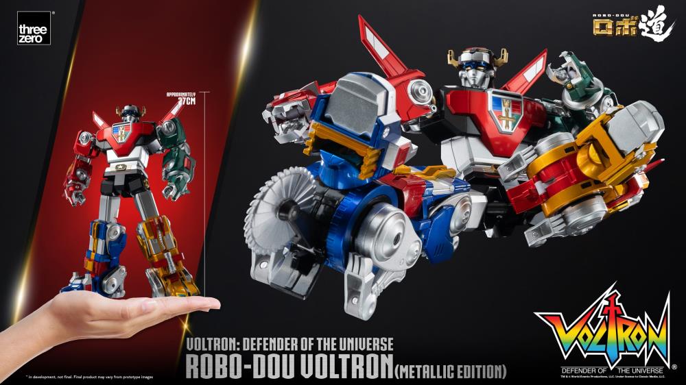 Voltron: Defender of the Universe ROBO-DOU Voltron (Metallic Ver.) Action Figure Gallery Image 31