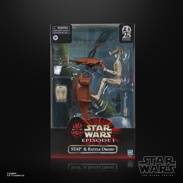 Star Wars: The Black Series STAP & Battle Droid Exclusive Action Figure Two-Pack (The Phantom Menace) Gallery Image 16