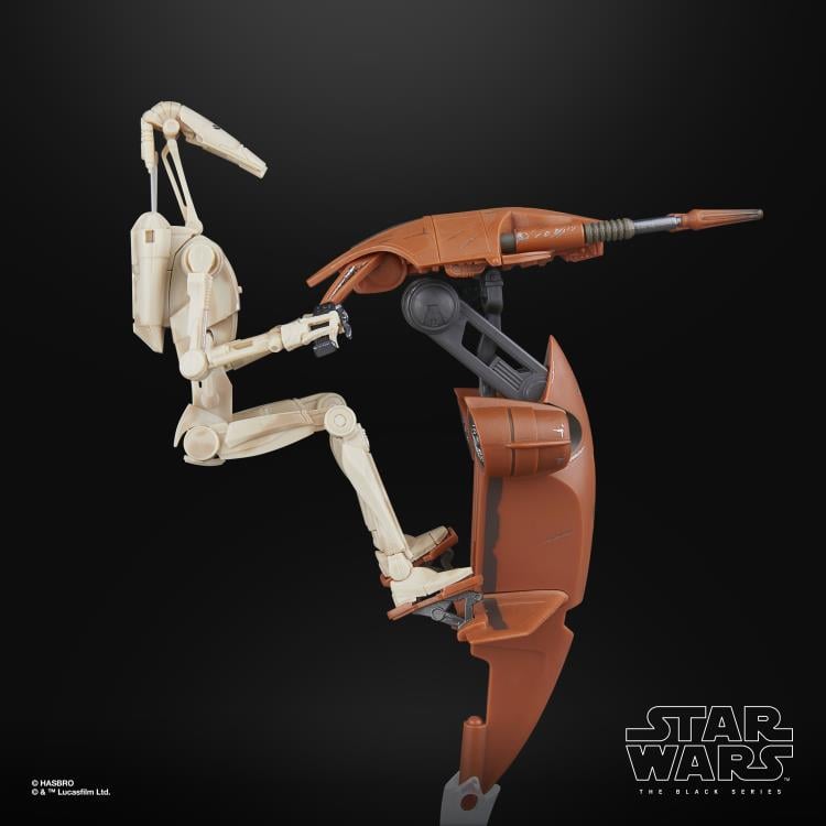 Star Wars: The Black Series STAP & Battle Droid Exclusive Action Figure Two-Pack (The Phantom Menace) Gallery Image 11