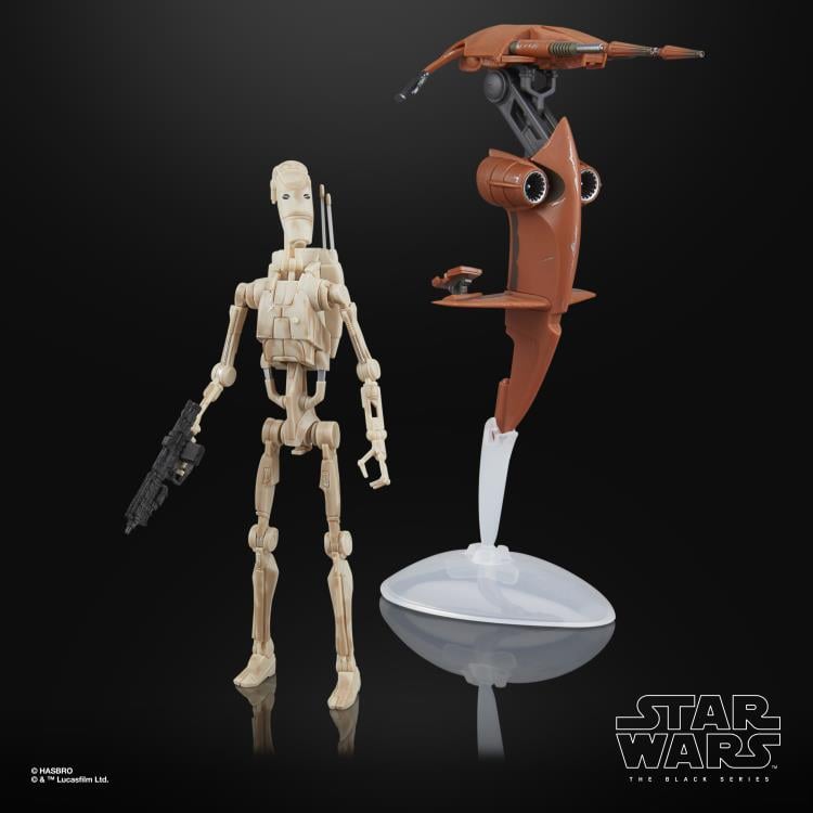 Star Wars: The Black Series STAP & Battle Droid Exclusive Action Figure Two-Pack (The Phantom Menace) Gallery Image 15