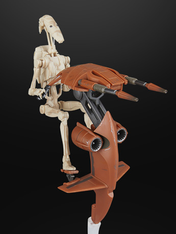 Star Wars: The Black Series STAP & Battle Droid Exclusive Action Figure Two-Pack (The Phantom Menace) Gallery Image 2