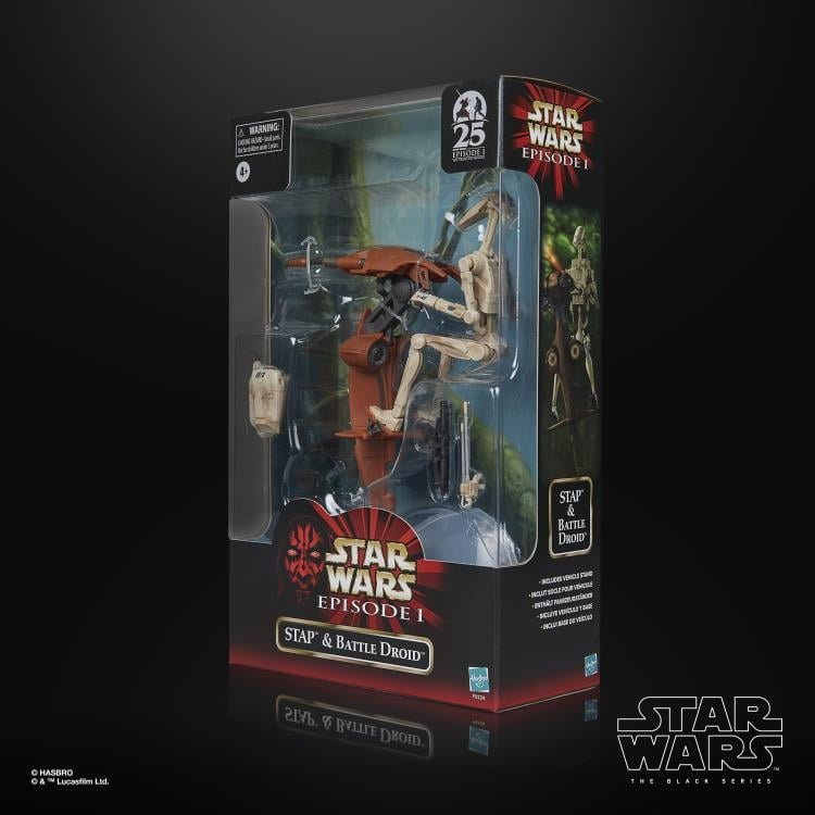 Star Wars: The Black Series STAP & Battle Droid Exclusive Action