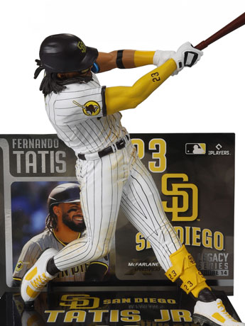 MLB SportsPicks Fernando Tatis Jr. (San Diego Padres) 7" Posed Figure Gallery Image 2
