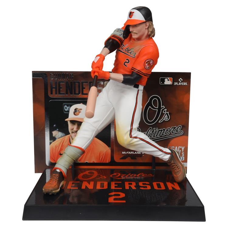 MLB SportsPicks Gunnar Henderson (Baltimore Orioles) 7" Posed Figure Gallery Image 3