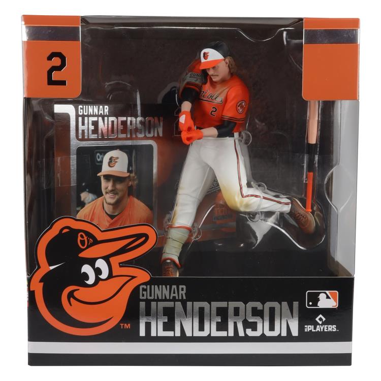 MLB SportsPicks Gunnar Henderson (Baltimore Orioles) 7" Posed Figure Gallery Image 6