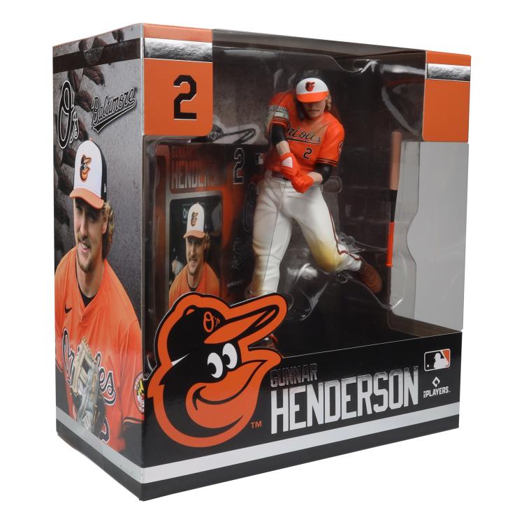 MLB SportsPicks Gunnar Henderson (Baltimore Orioles) 7" Posed Figure Gallery Image 7