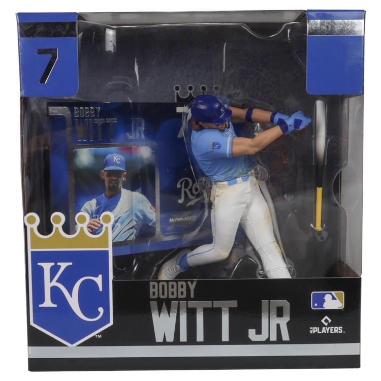 MLB SportsPicks Bobby Witt Jr. (Kansas City Royals) 7" Posed Figure Gallery Image 7