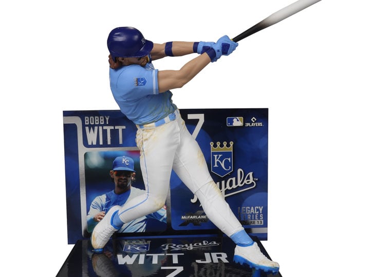 MLB SportsPicks Bobby Witt Jr. (Kansas City Royals) 7" Posed Figure Gallery Image 1