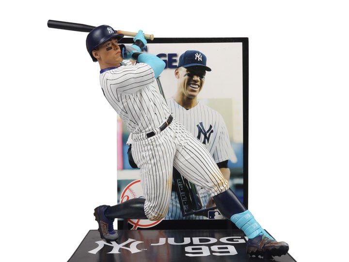 MLB SportsPicks Aaron Judge (New York Yankees) Silver Slugger Trophy Boxed Set Gallery Image 1