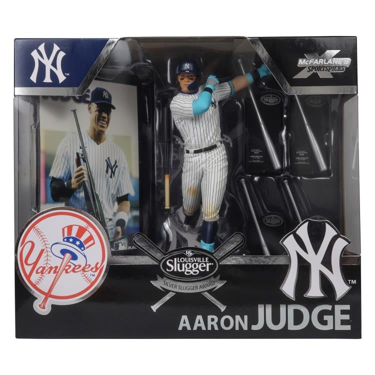 MLB SportsPicks Aaron Judge (New York Yankees) Silver Slugger Trophy Boxed Set Gallery Image 12