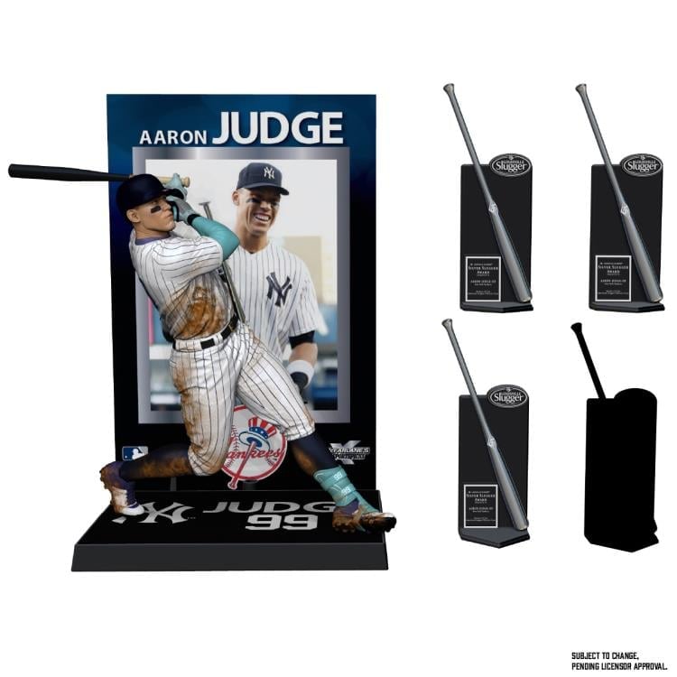 MLB SportsPicks Aaron Judge (New York Yankees) Silver Slugger Trophy Boxed Set Gallery Image 11