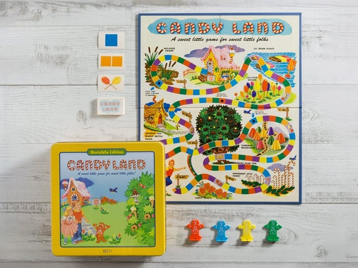 Candy Land Nostalgia Edition Collectible Tin Game Gallery Image 1