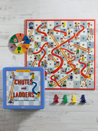 Chutes and Ladders Nostalgia Edition Collectible Tin Game Gallery Image 2