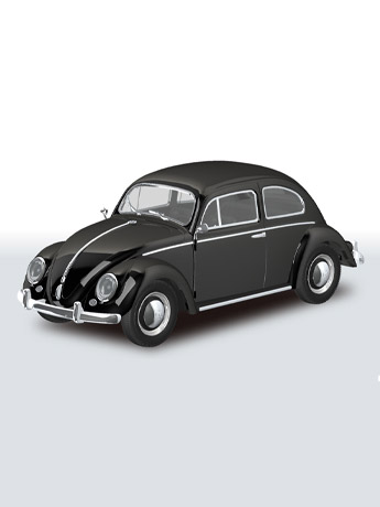 Aoshima Snap Kit No.20-BK Volkswagen Beetle (Black) 1/32 Scale