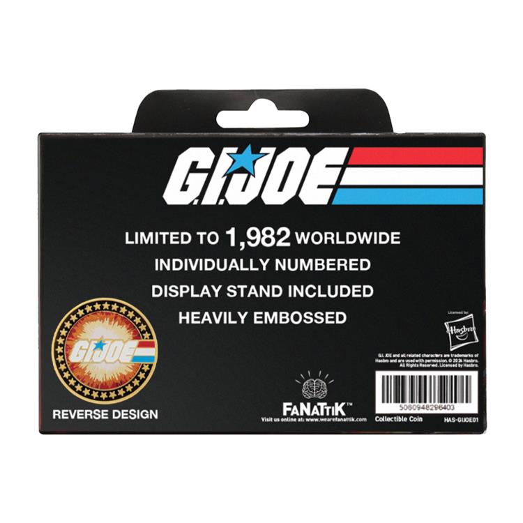 G.I. Joe A Real American Hero 60th Anniversary 24K Gold Plated Limited Edition Coin Gallery Image 7