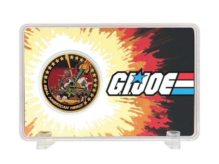 G.I. Joe A Real American Hero 60th Anniversary 24K Gold Plated Limited Edition Coin Gallery Image 1