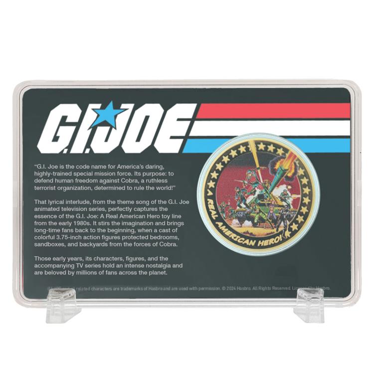G.I. Joe A Real American Hero 60th Anniversary 24K Gold Plated Limited Edition Coin Gallery Image 3