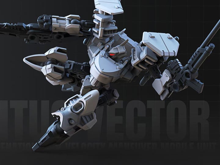 3 Min Project MUGE-R2 Ventus Vector 1/60 Scale Model Kit